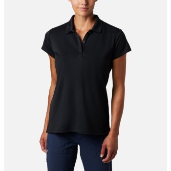 Columbia Polo Dames, PFG Innisfree Short Sleeve Zwart, 65KAHDIQL